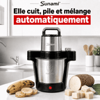 Foutoumix Triple-Action : ton foutou, placali, kabato pilé en 20 min, sans effort, avec le vrai goût maison"