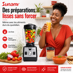 Sunami opus: Mixeur haute performance  Turbocrush - (Version améliorée 2026)