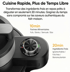 Foutoumix Triple-Action : ton foutou, placali, kabato pilé en 20 min, sans effort, avec le vrai goût maison"